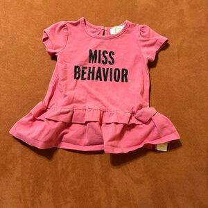 Miss Behavior Kate Spade Toddler Shirt